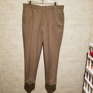 REACTION MEN KHAKI DRESS PANTS